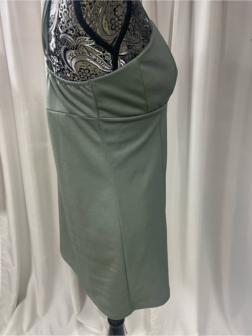 Kendall & Kylie sage green bustier mini dress-NWT - Picture 8 of 16